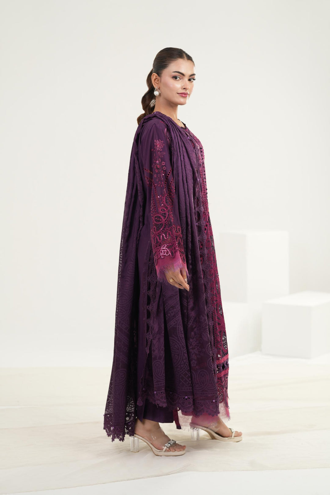 Design 14 - Maria B Luxury Lawn Stitched