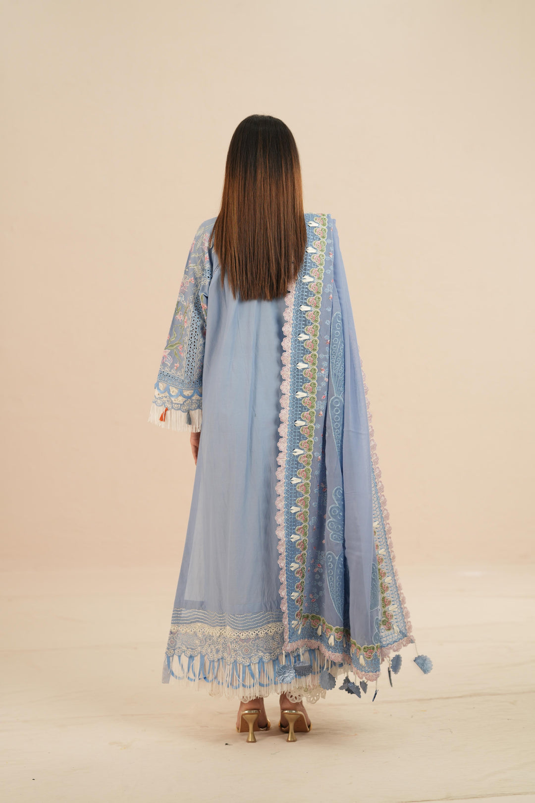 Elani - Suffuse Embroidered Lawn Stitched