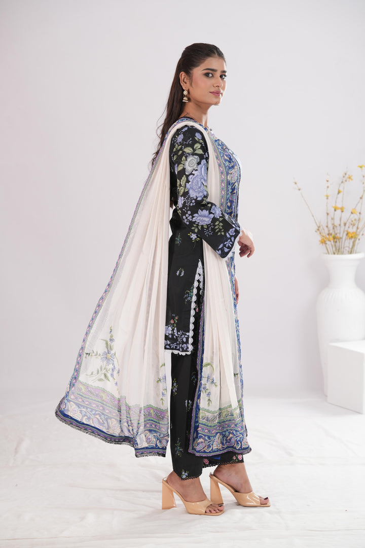 Emin-10B | Zara Shahjahan Stitched - Coco Prints Edit III