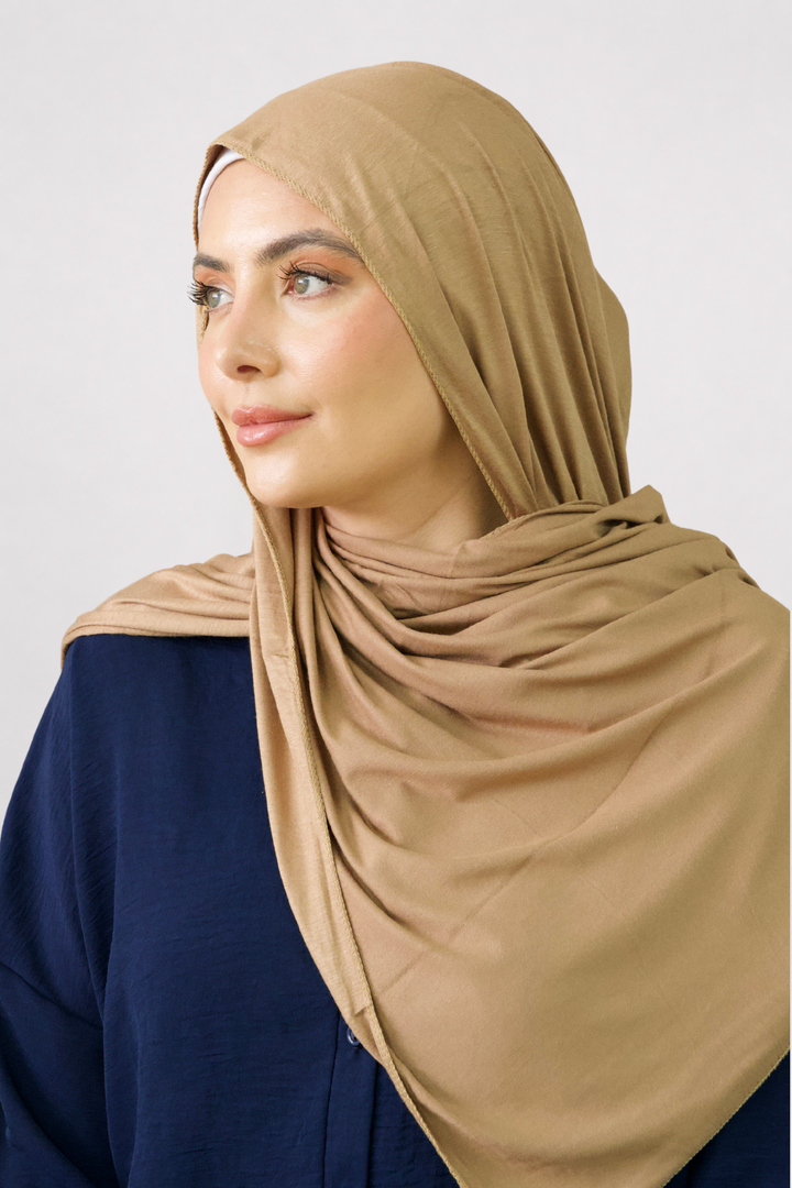 Mocha Emirati Jersey Hijab