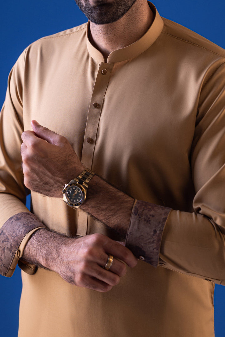 Cotton Khaki Shalwar Kameez - Cast & Crew