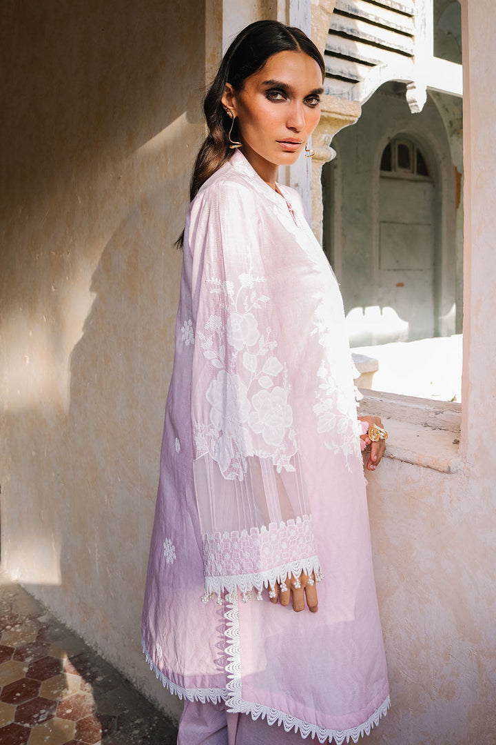 Embroidered Self Jacquard Light Pink Stitched Suit - Gul Ahmed