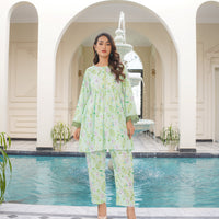 Mint Bloom - Lala Blossom Stitched