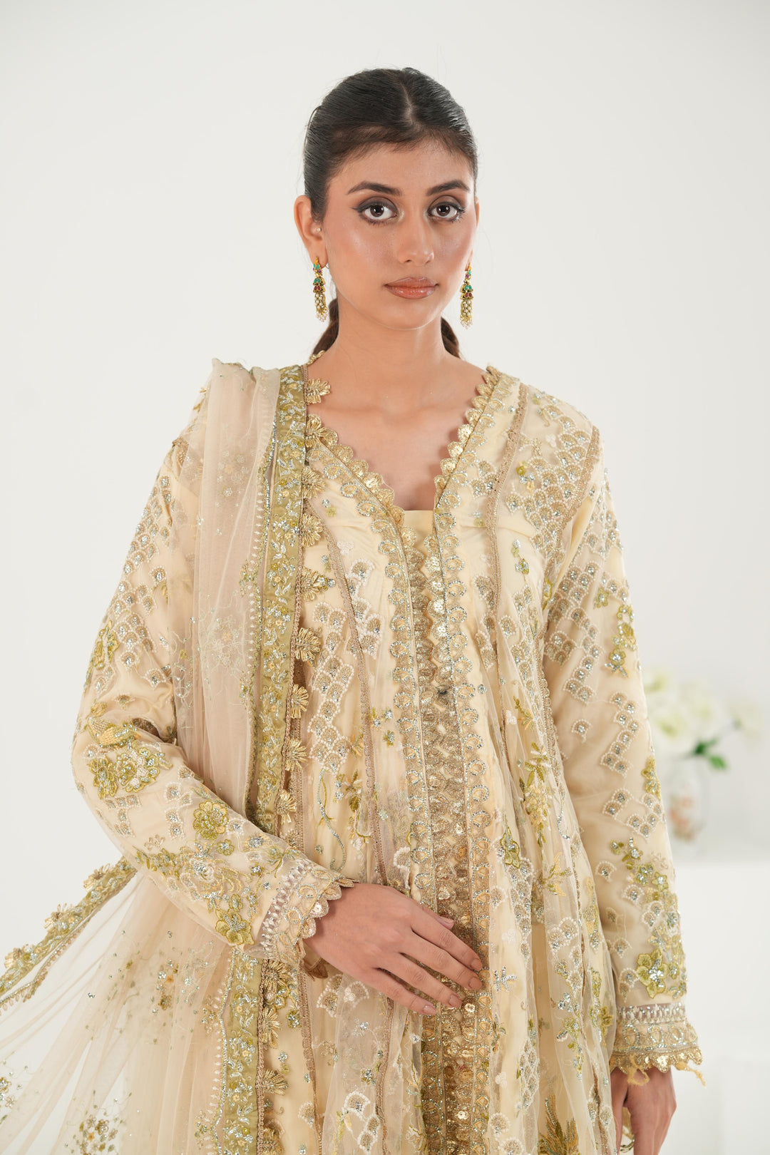 Fleurie - Afrozeh La Fuchsia Stitched