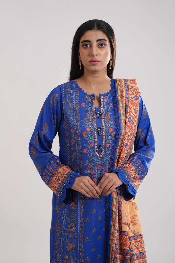 Ferozeh - Mausummery Printed Stitched