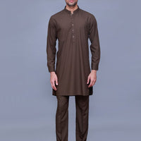 Dark Olive Kurta Trouser - Amir Adnan