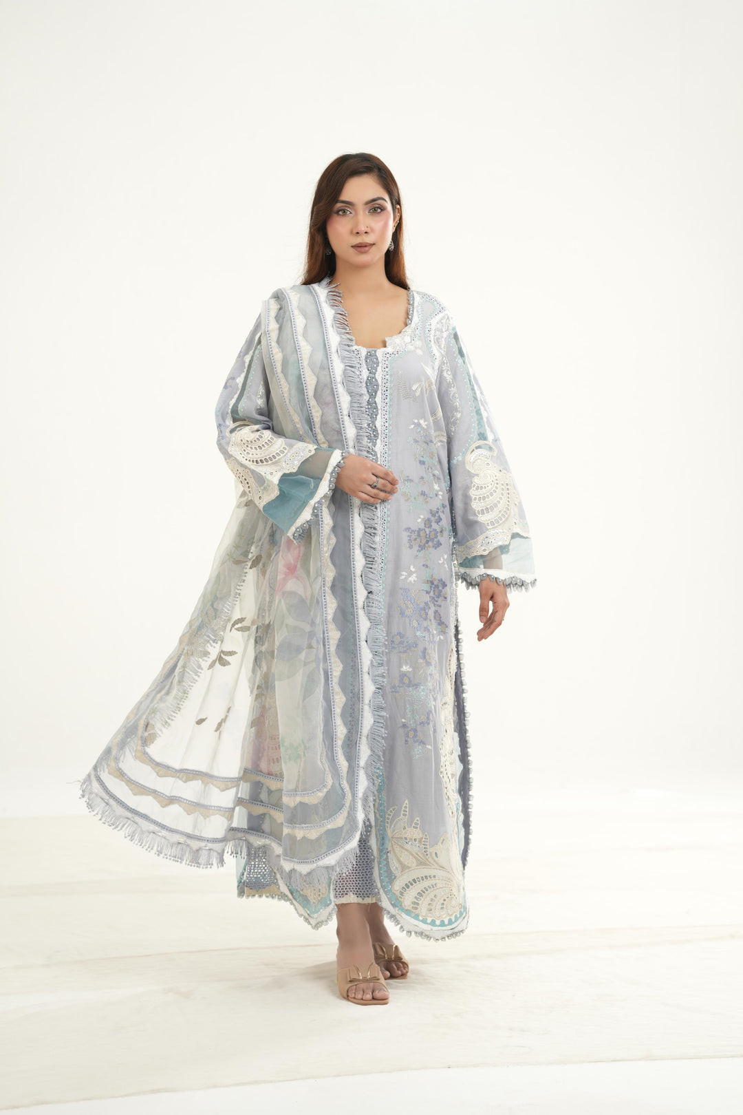 Chloris - Afrozeh A Lawn '26 Stitched