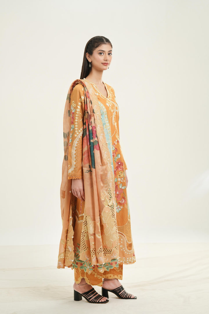 Leial - Afrozeh A Lawn '26 Stitched