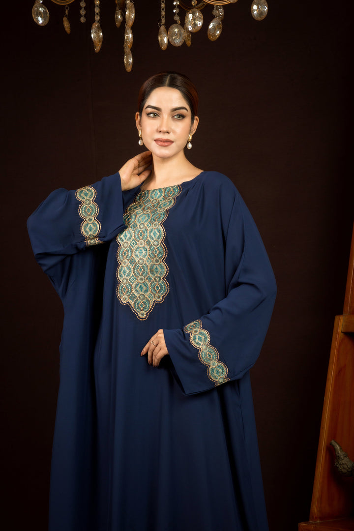 Zahara Navy Abaya