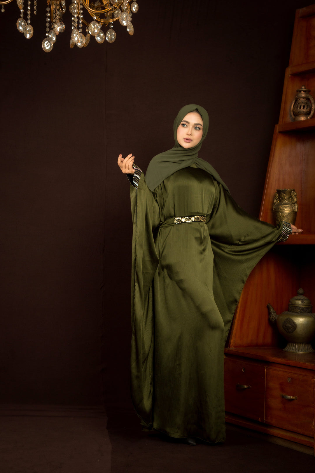 Olive Aura Kaftan