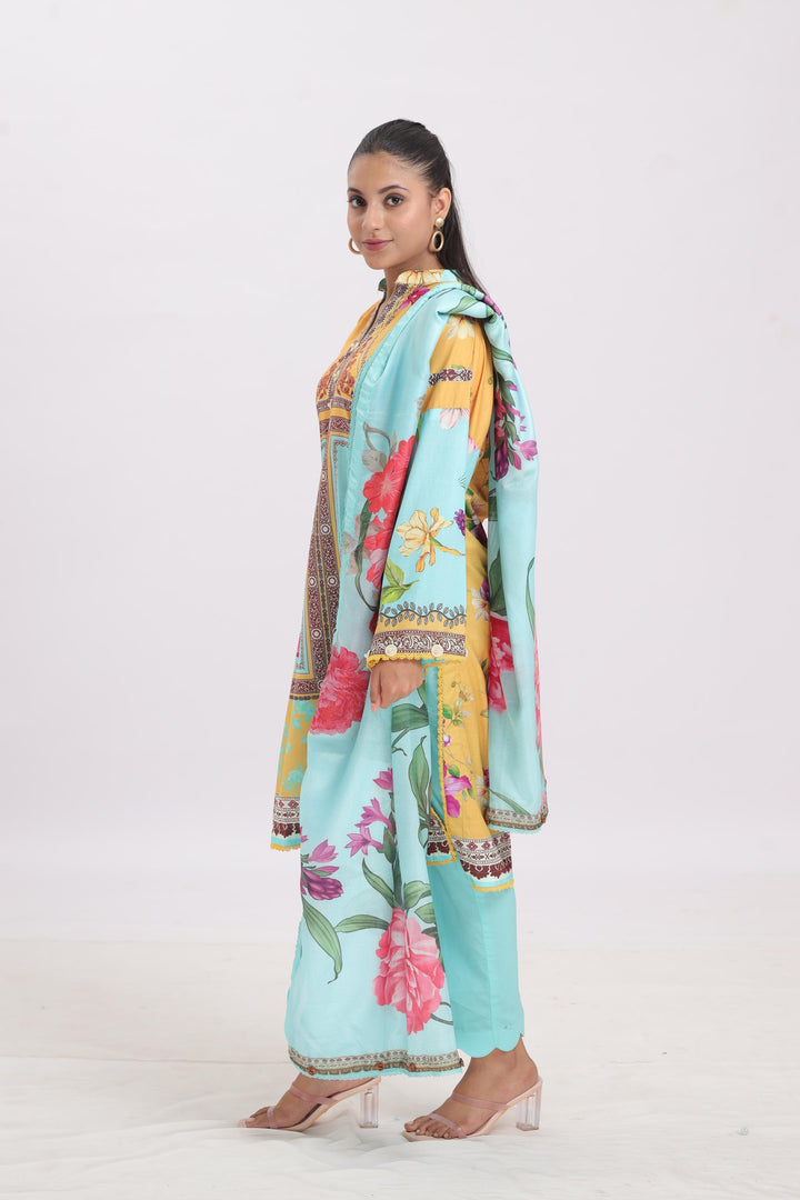 Design 9A - Sana Safinaz Mahay Printed Stitched