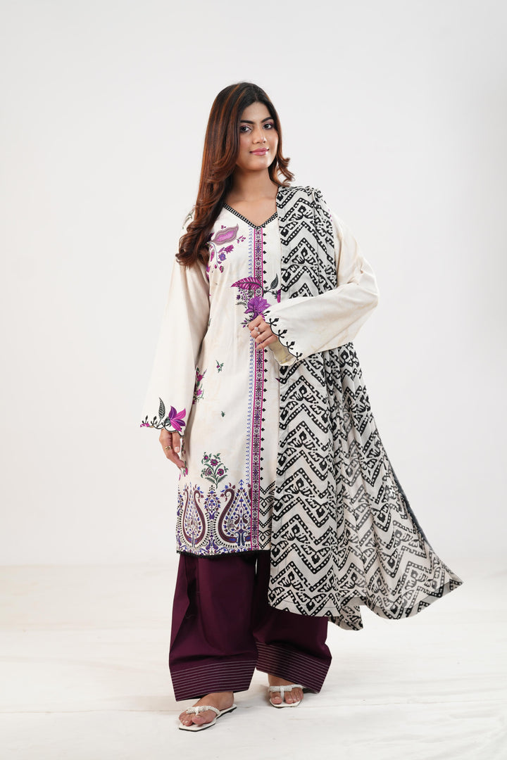 Design 4B - Sana Safinaz Mahay Stitched
