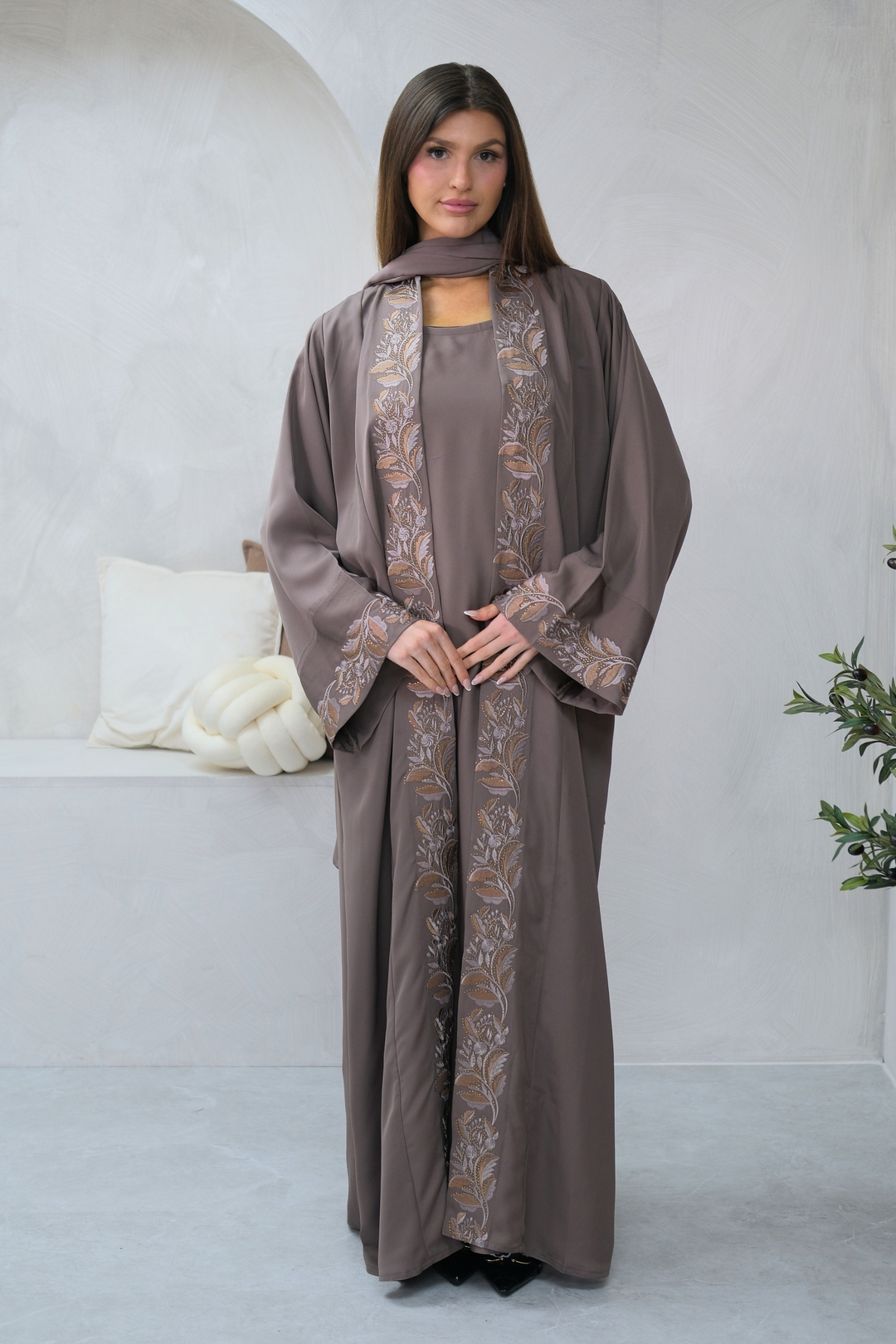 Desert Bloom Abaya