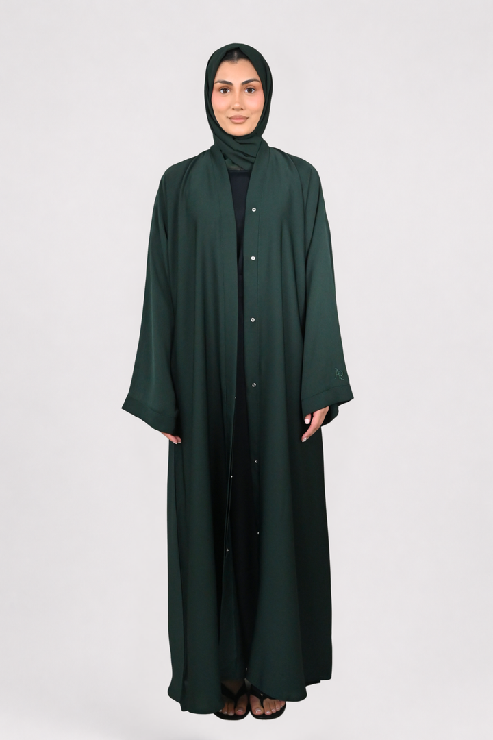 Green Signature Abaya
