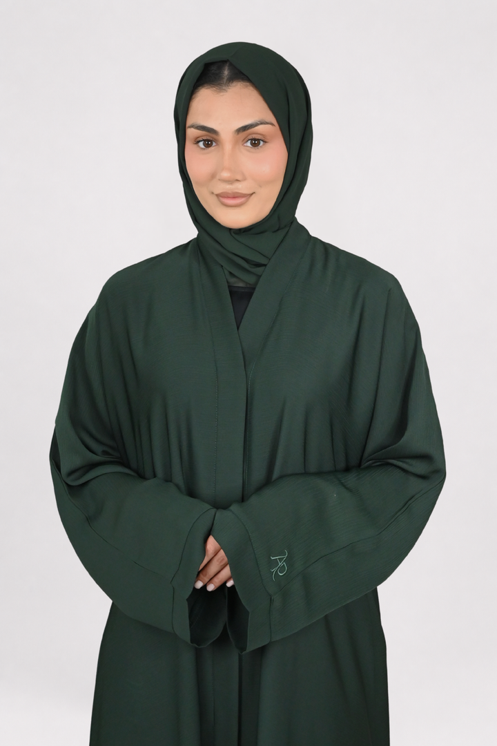 Green Signature Abaya