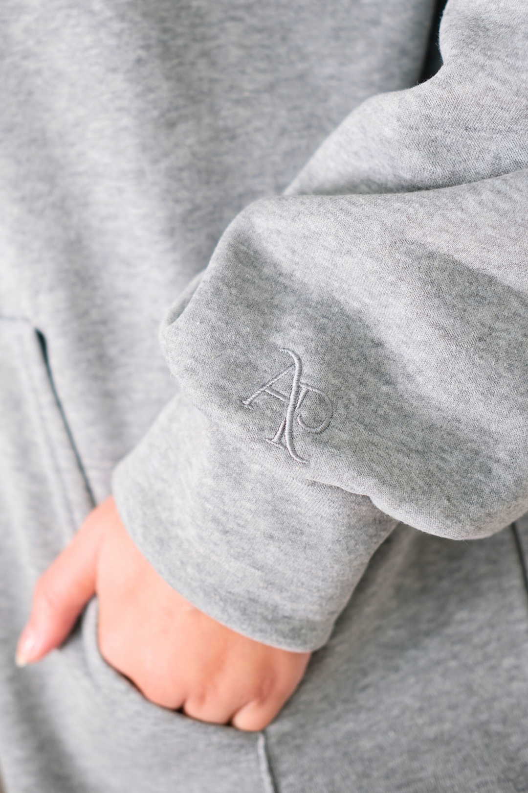 Signature Grey Hoodie Dress