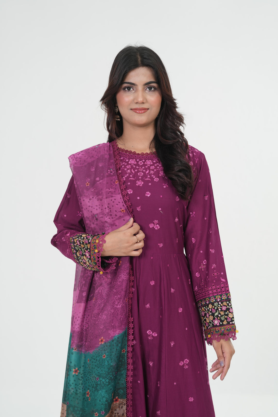 Design 2 - Jazmin Iris Luxury Stitched