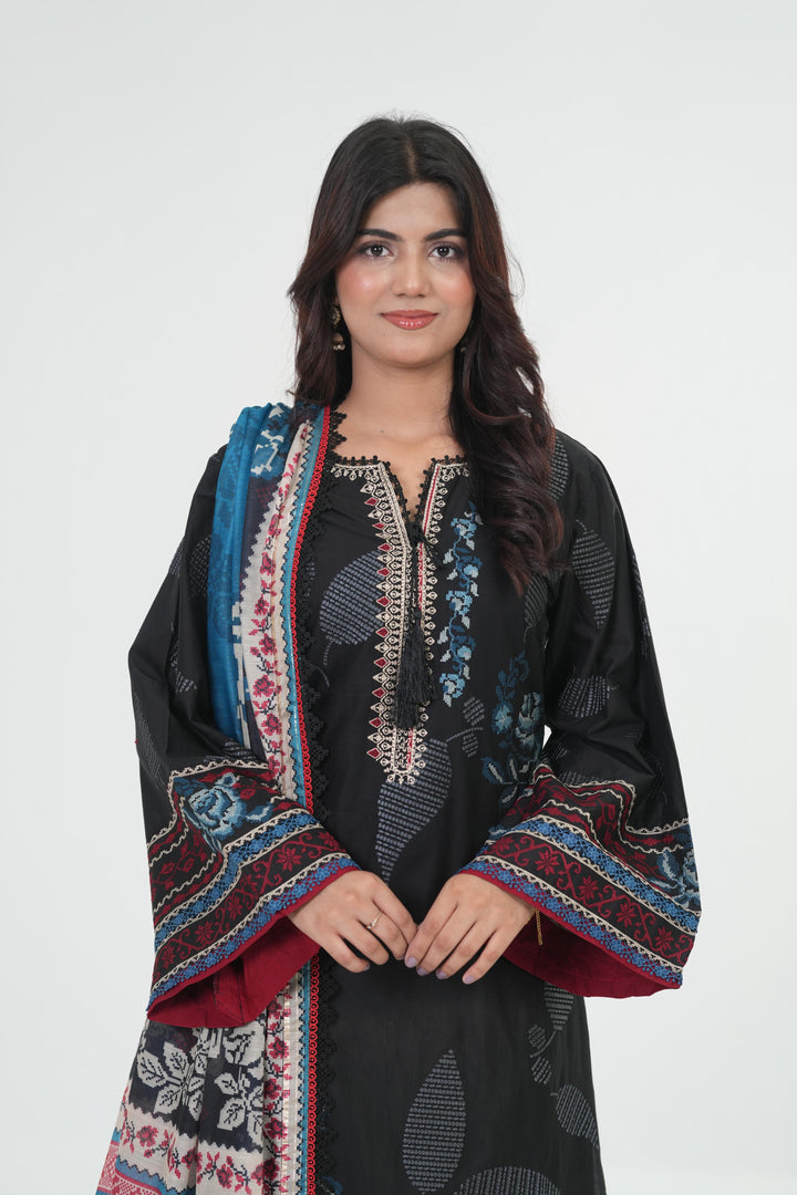 Design 5 - Jazmin Iris Luxury Stitched