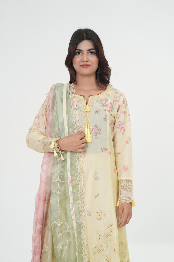 Design 7 - Jazmin Iris Luxury Stitched