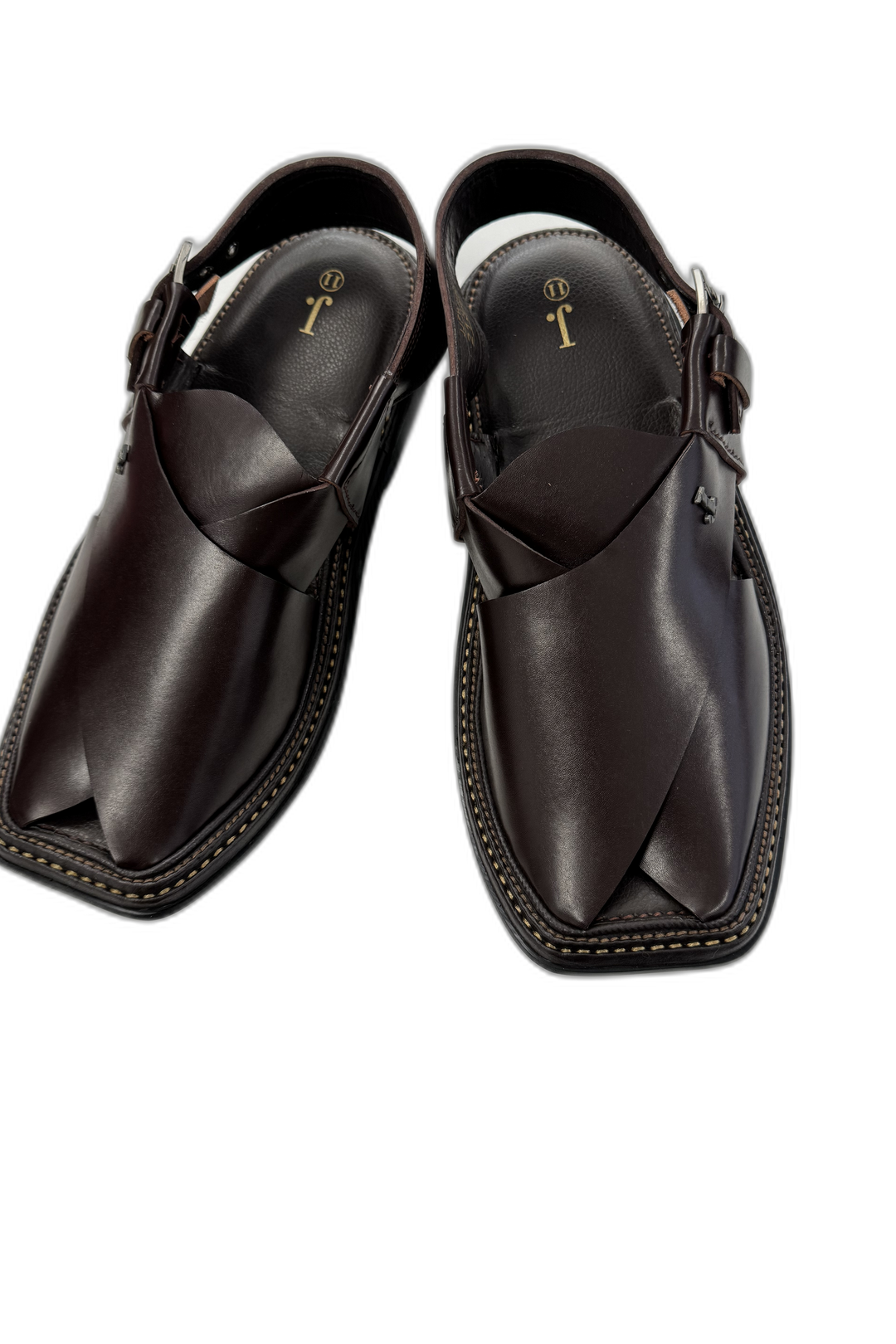 Maroon Peshawari Chappal - J. Junaid Jamshed