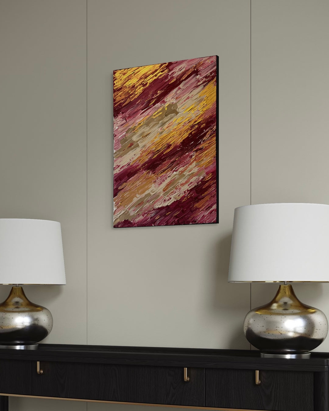 Colour Of The Season - A2 Burgundy Canvas