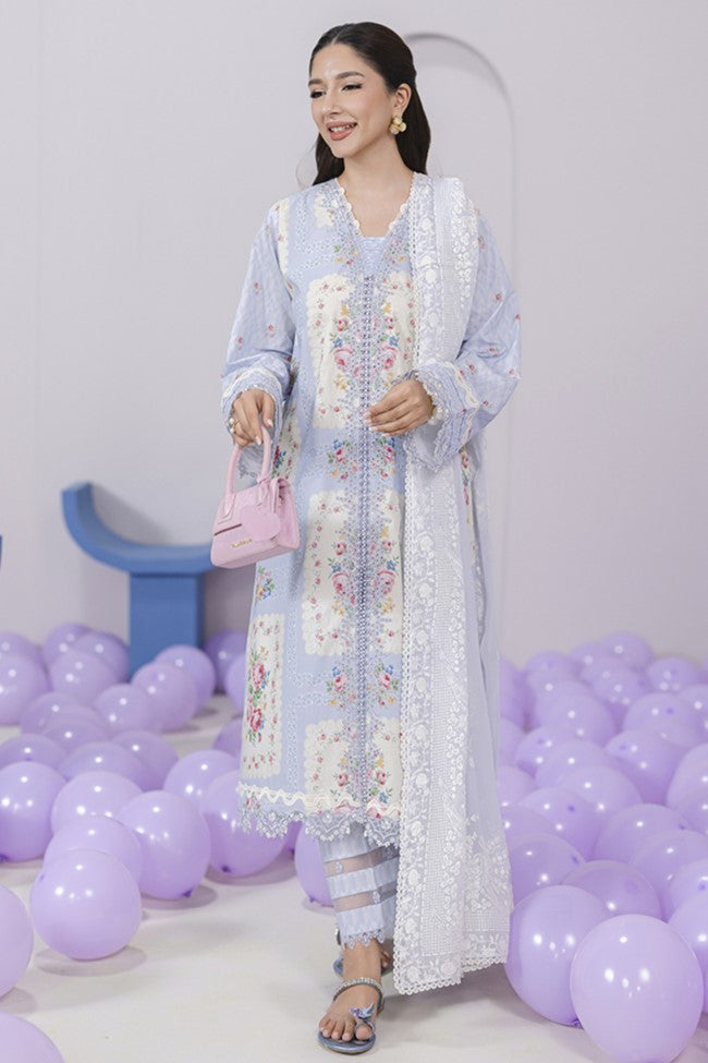 Esme - Qalamkar Q-Print Embroidered Stitched