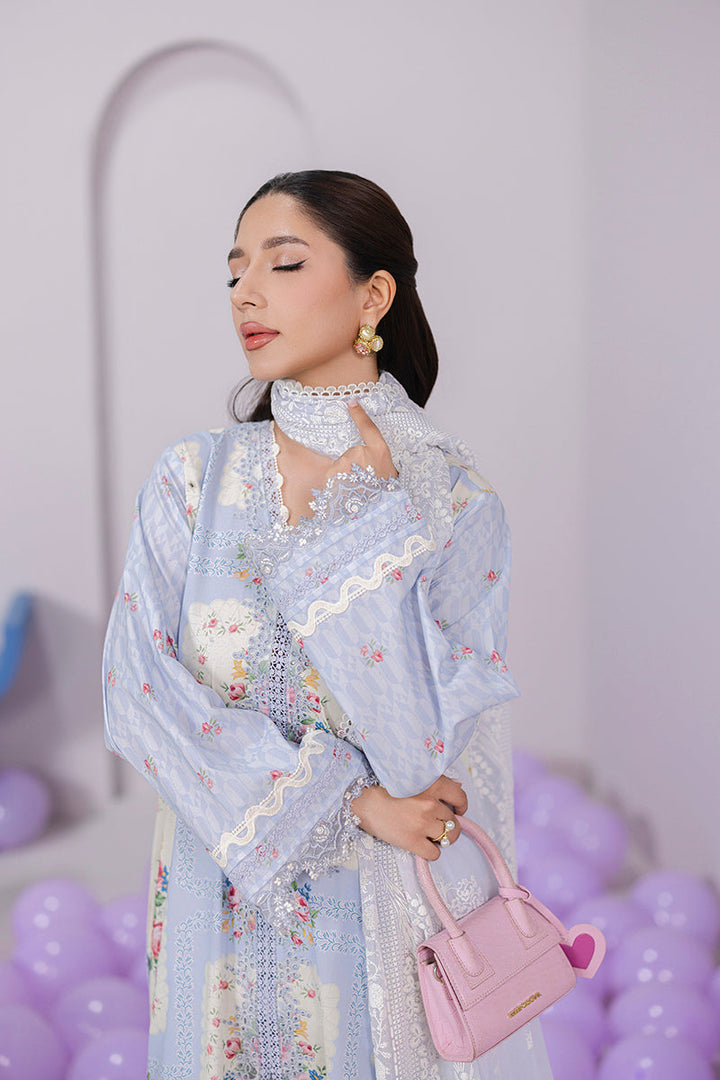 Esme - Qalamkar Q-Print Embroidered Stitched