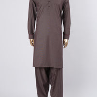 Plain Grey Kameez Shalwar - Raf Raf