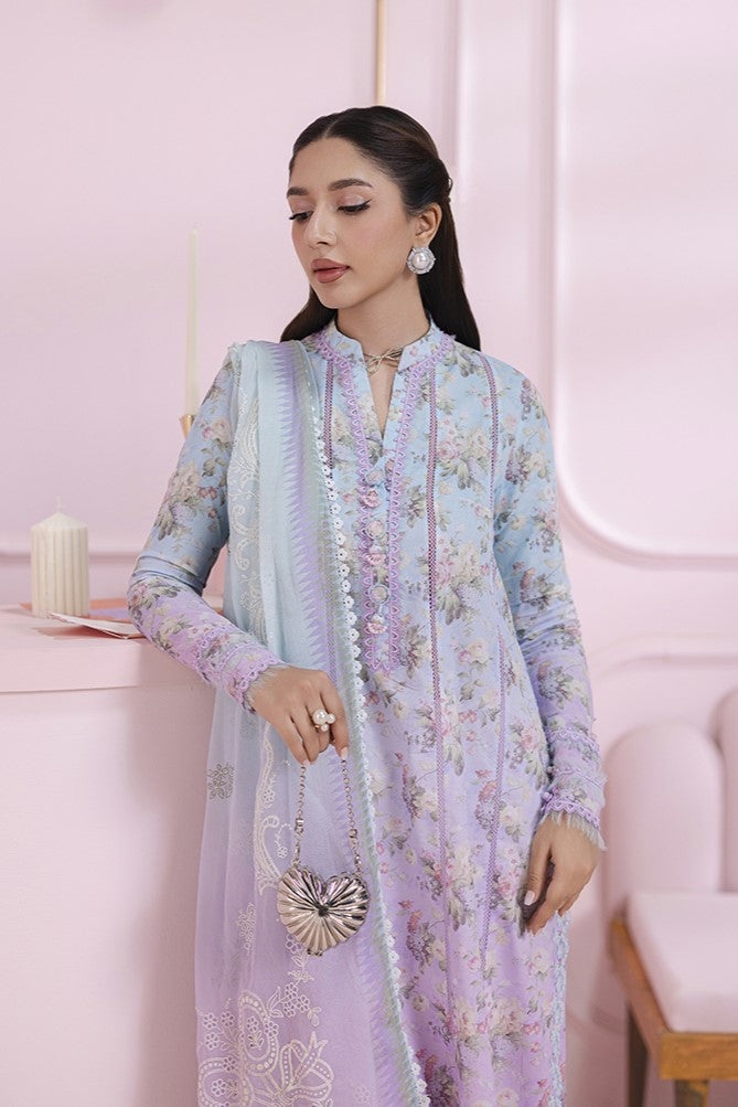 Vera - Qalamkar Q-Print Embroidered Stitched