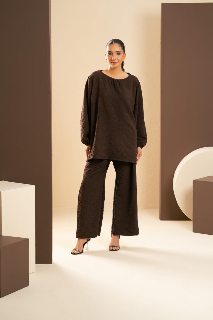 Mahogany Textura Co-Ord