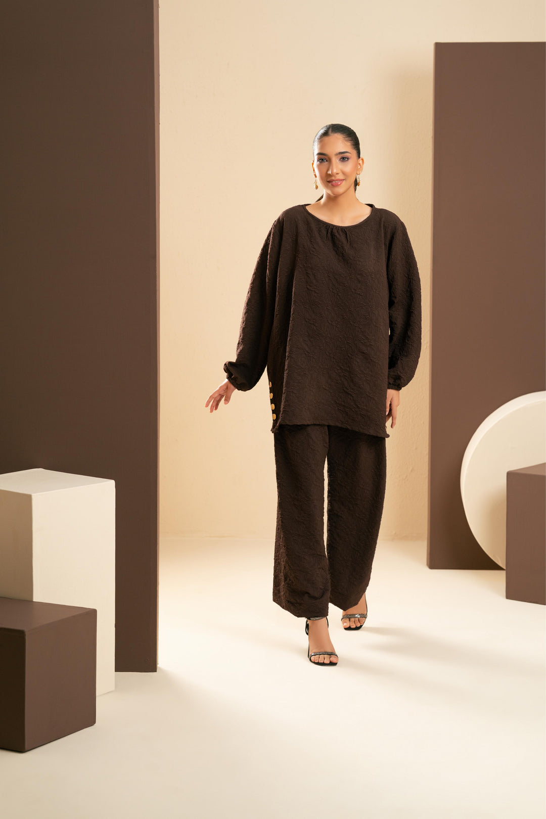 Mahogany Textura Co-Ord