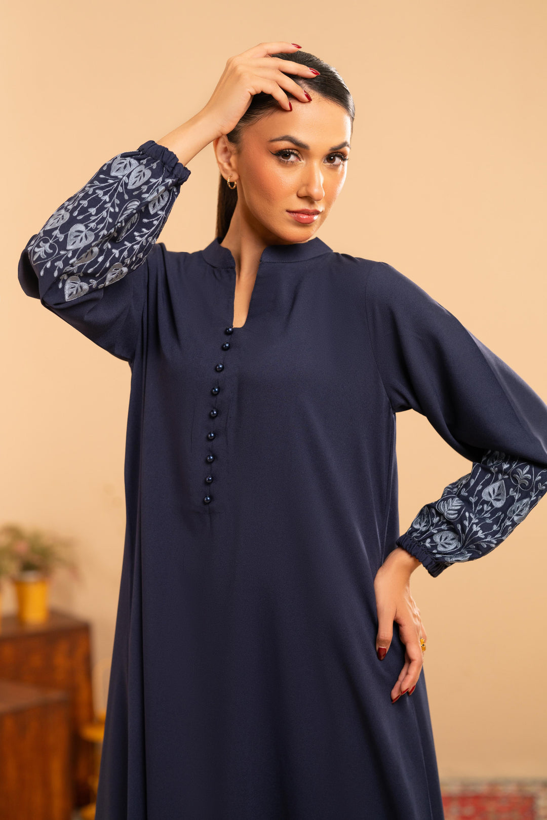 Vela Navy Dress