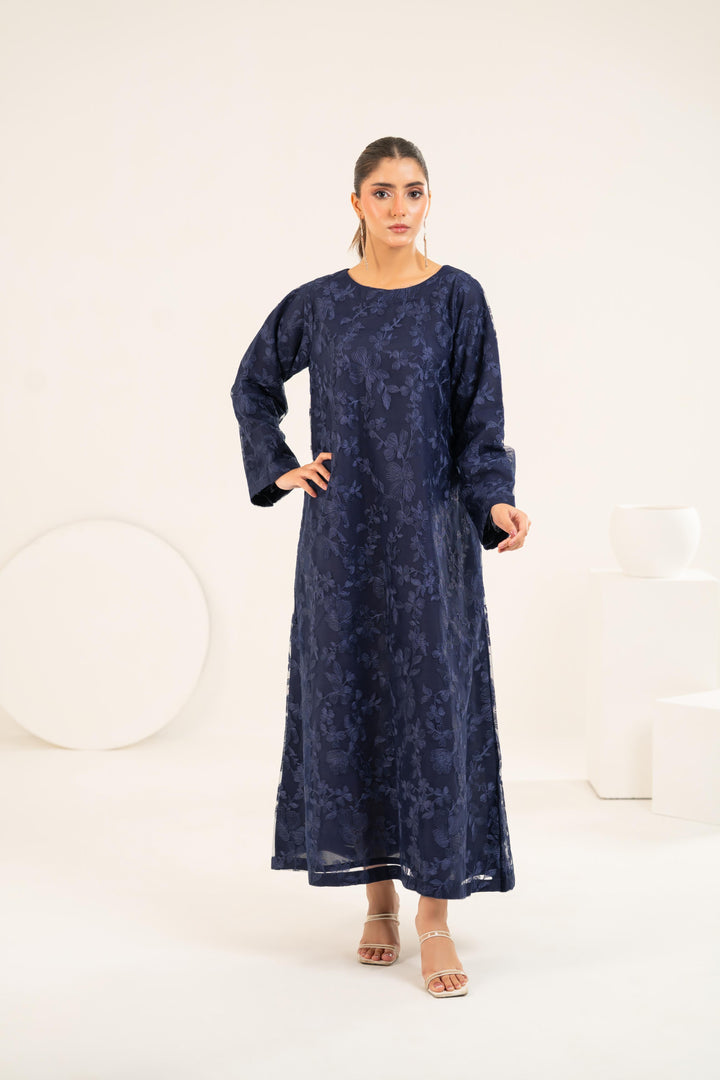 Amara Navy Midi Dress