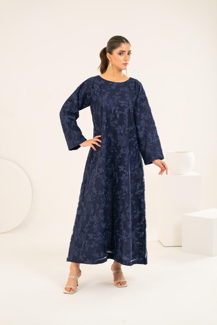 Amara Navy Midi Dress