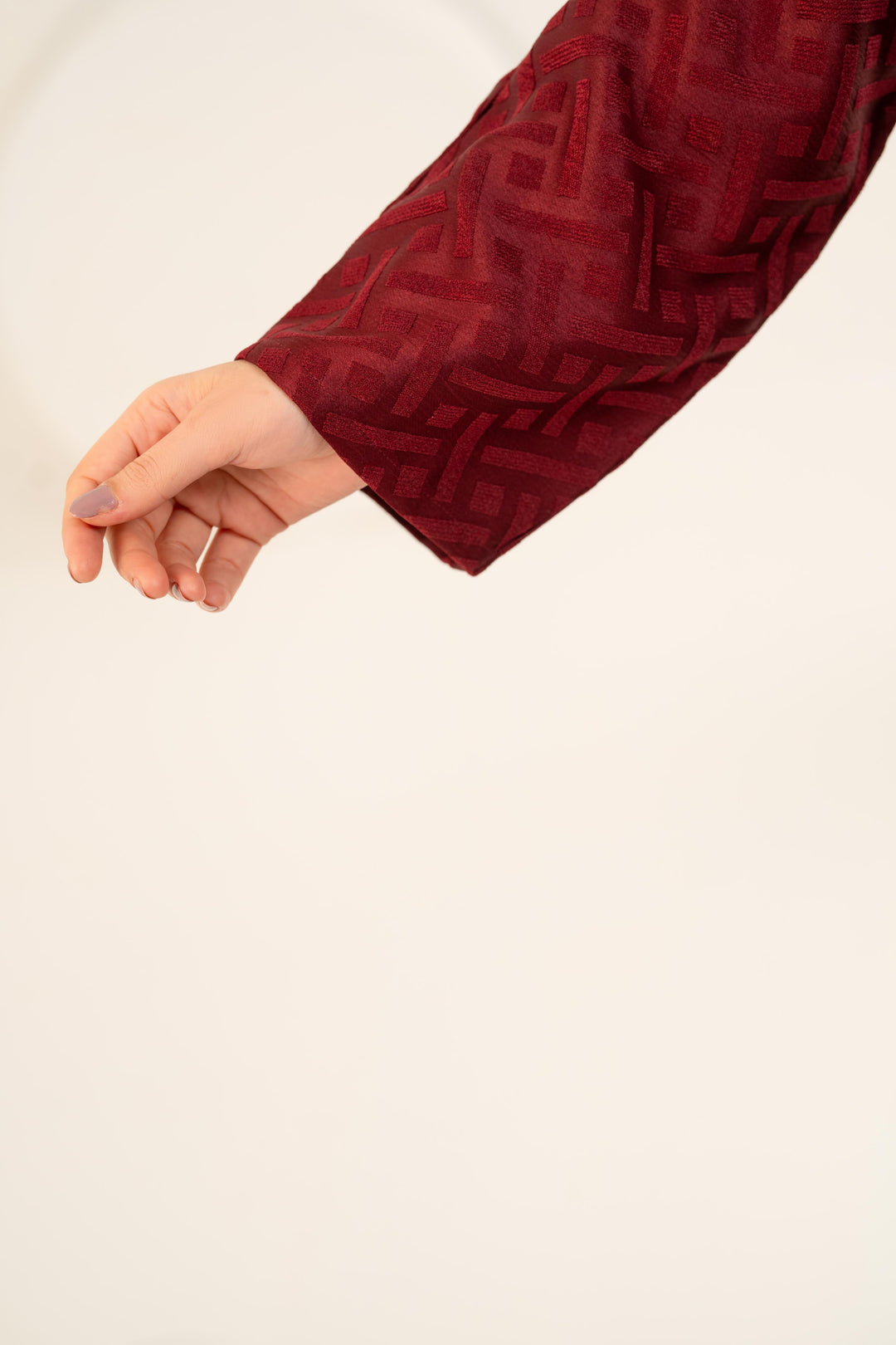 Luxe Maroon Kaftan