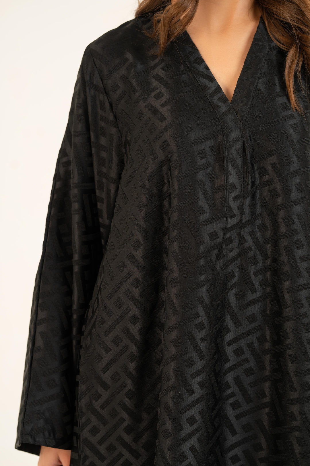 Luxe Black Kaftan