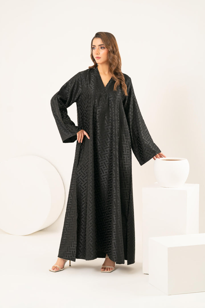 Luxe Black Kaftan
