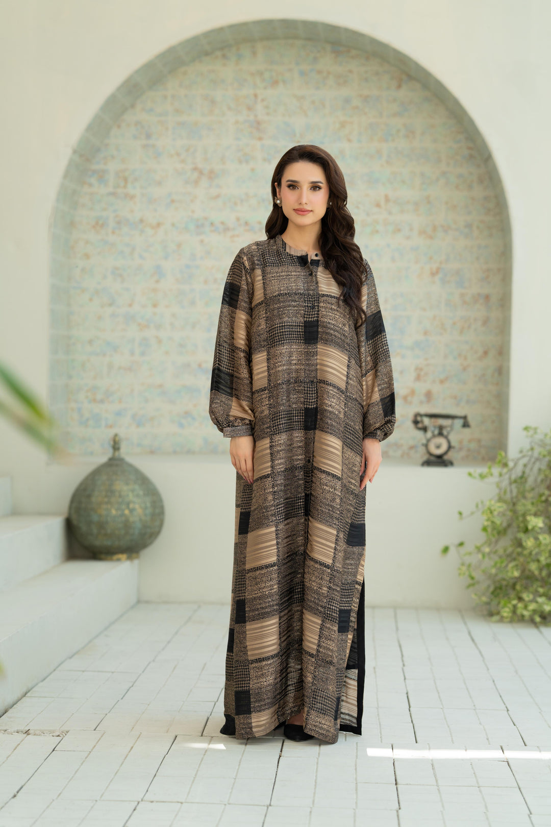 Arden Patchwork Maxi Dress