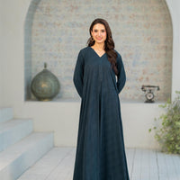 Flowy Textured Jersey Dress