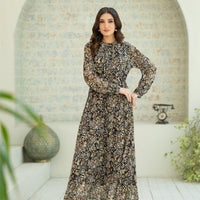 Amber Dusk Flow Dress
