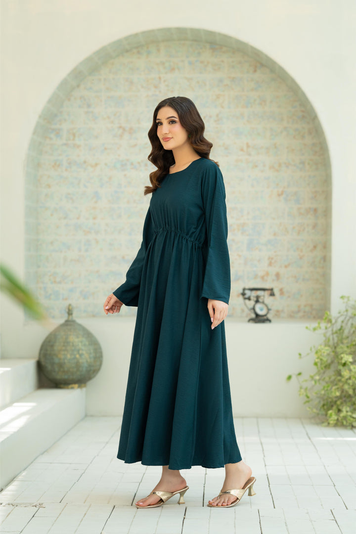 Emerald Flow Dress