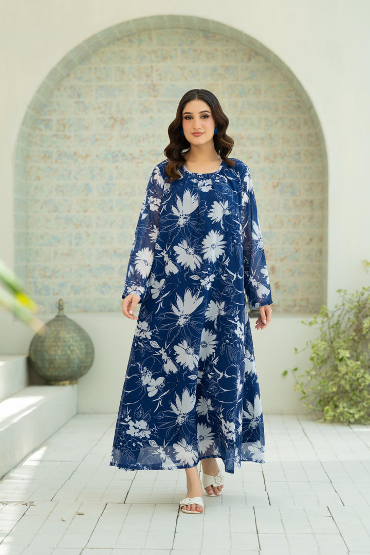 Blue Petal Dress