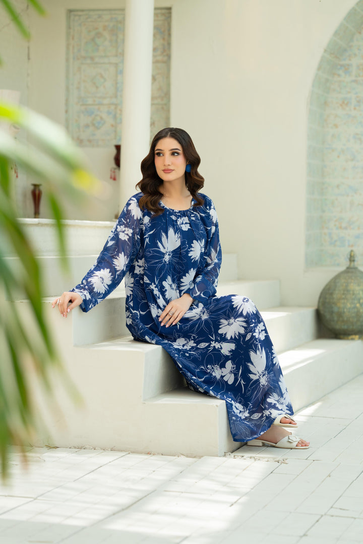 Blue Petal Dress