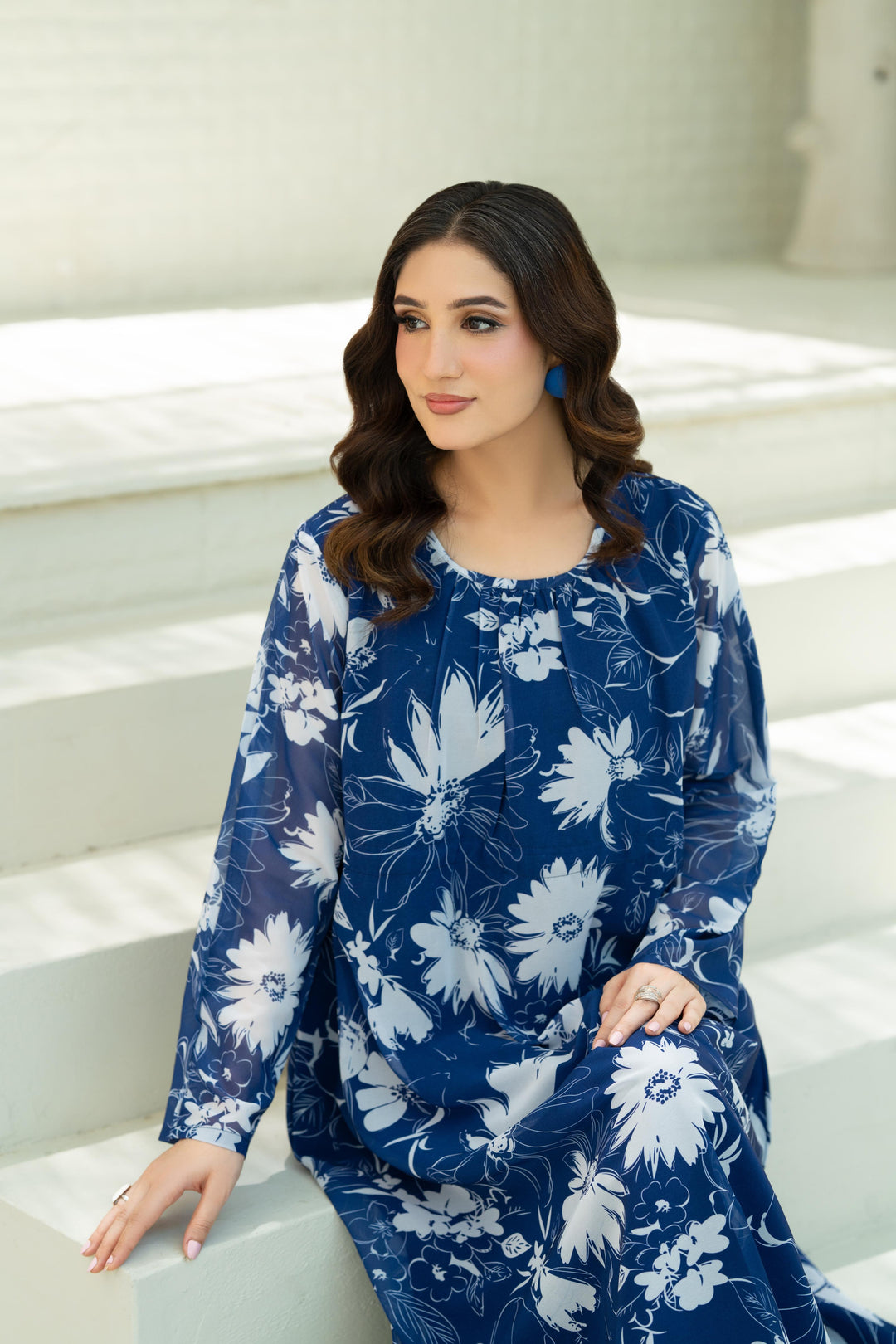 Blue Petal Dress