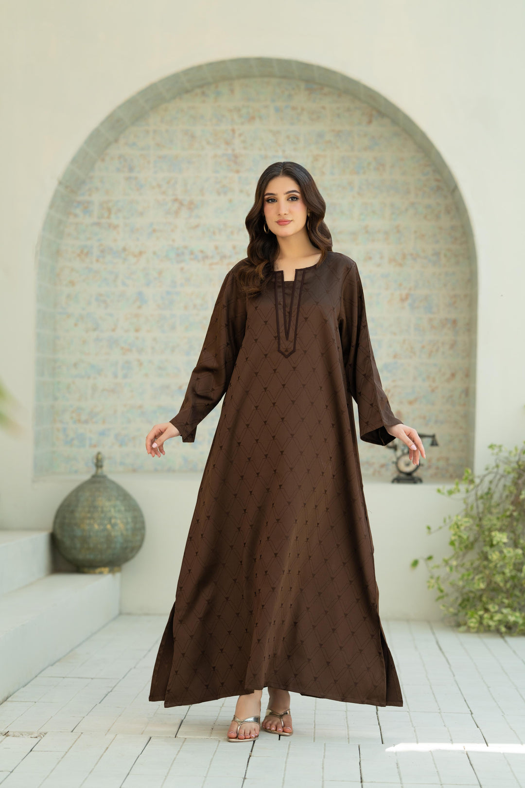 Sahara Jacquard Kaftan
