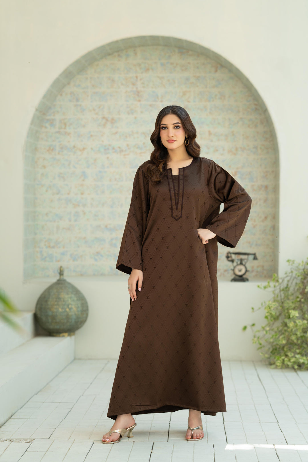 Sahara Jacquard Kaftan