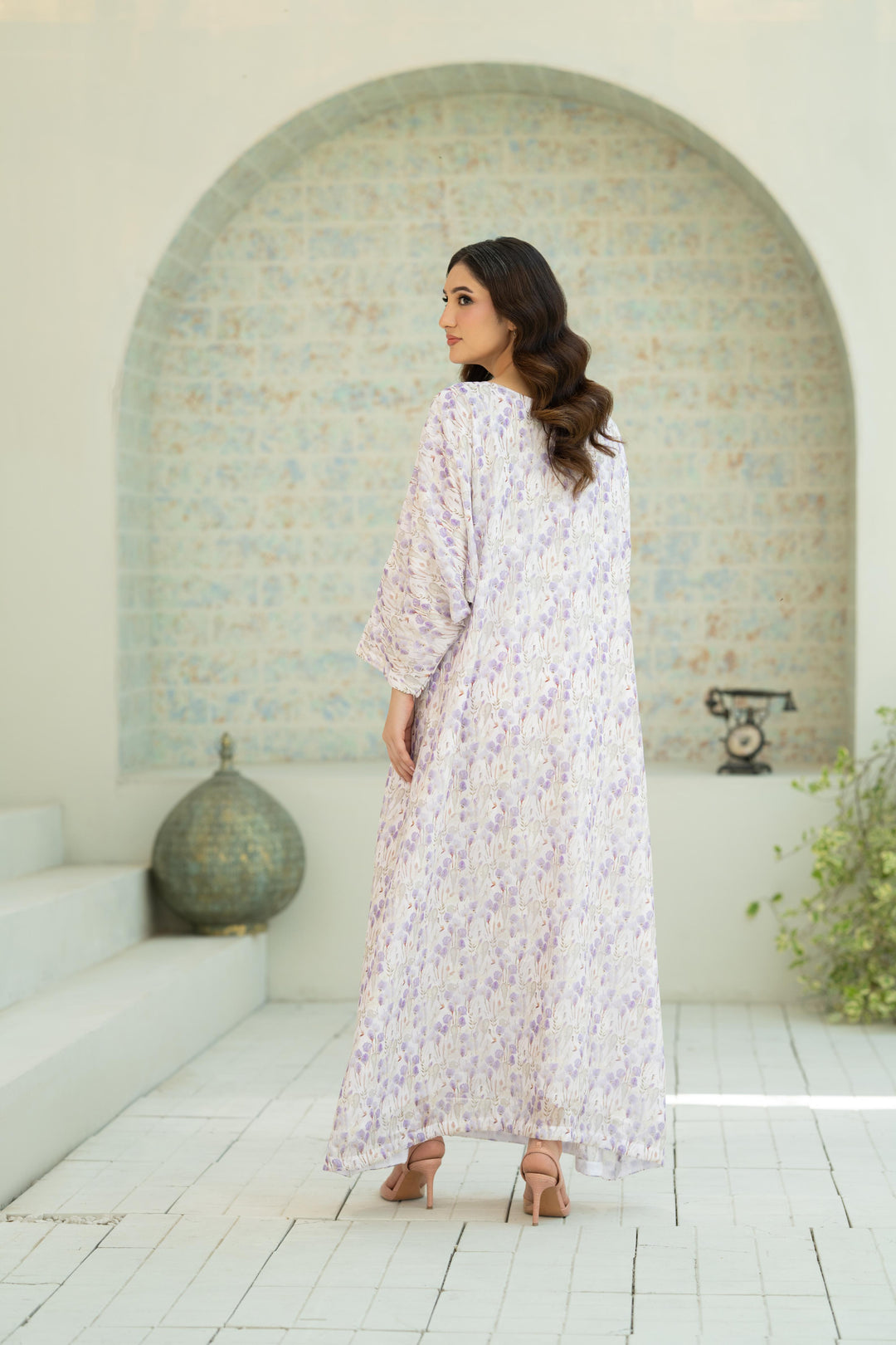 Lilac Bloom Kaftan