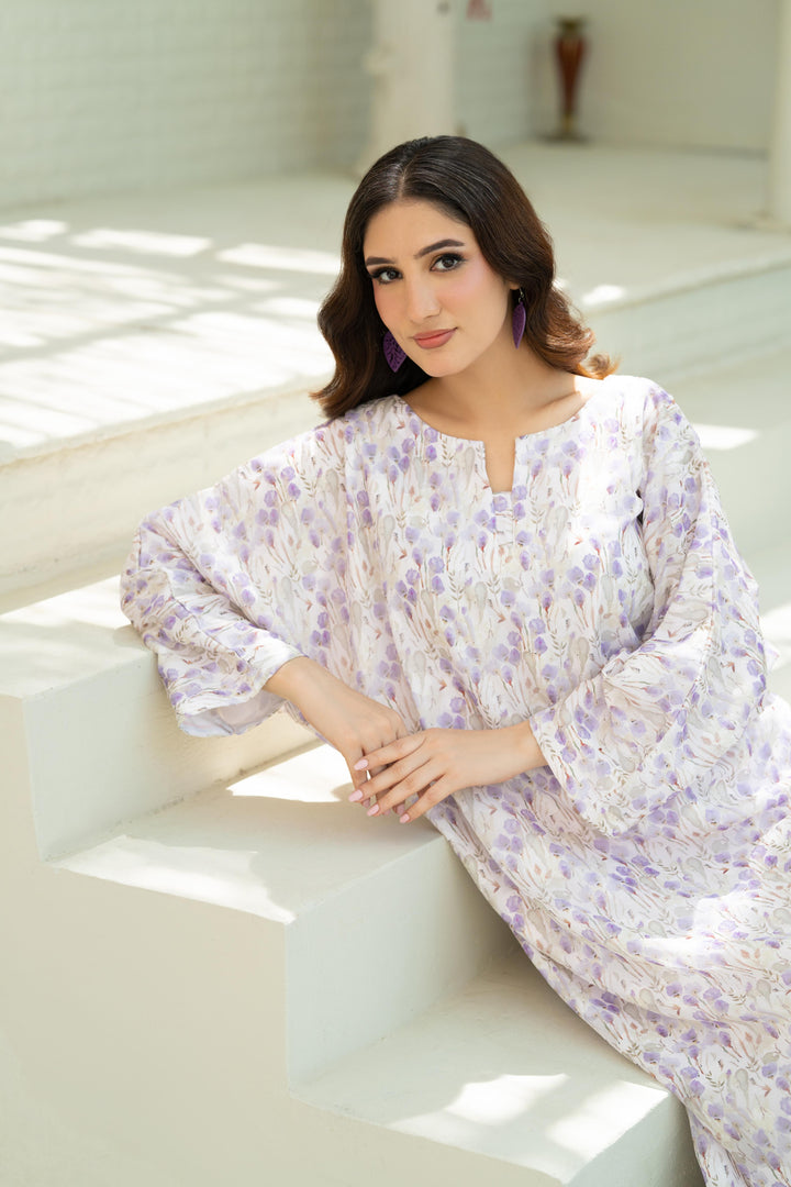 Lilac Bloom Kaftan