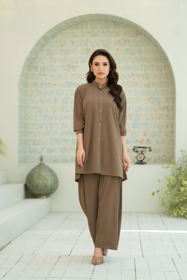 Textured Mocha Co-Ord