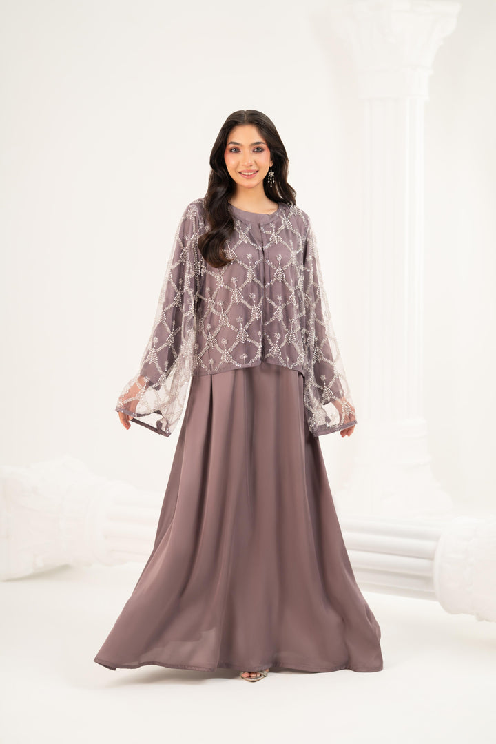Lyra Mauve Maxi Dress